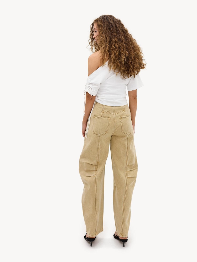 LOAVIES Brown Pure Devotion Balloon Jeans - Image 2 of 4 LOAVIES Brown Pure Devotion Balloon Jeans - Image 2 of 4