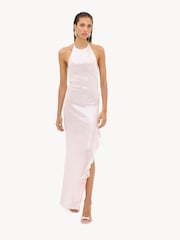 LOAVIES Pink Glimmering Moments Light Pink Maxi Dress With Sequins - Image 1 of 4