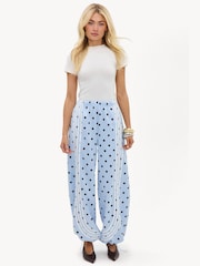 LOAVIES Sunshine In Your Pocket Polka Dot Trousers - 5的图像1｝