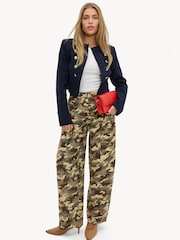 LOAVIES Green Pure Attraction Camo Trousers - Image 1 of 4