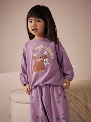Rosa/Lila Hamish - Pyjamas mit Jogginghose 3er-Pack (9 M.-11 J.) - Bild 4 von 4