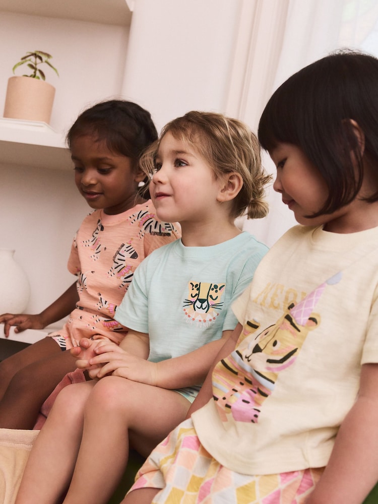 Purple Short Pyjamas 3 Pack (9mths-12yrs) - Image 2 of 10