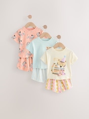 Purple Short Pyjamas 3 Pack (9mths-12yrs) - Image 5 of 10