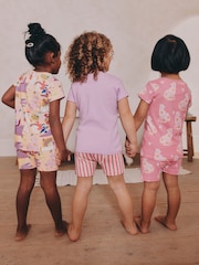 Vaaleanpunainen yksisarvinen - Lyhyt lahje Pyjama 3 Pack (9kk-12v.) - Kuva 2 / 14