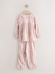Pink Woven Button Through Pyjamas 1 Pack (9mths-8yrs) - Image 4 of 6