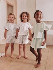 Blanco/morado - Pack de 3 pijamas cortos (9 meses-12 años) - Imagen 1 de 12