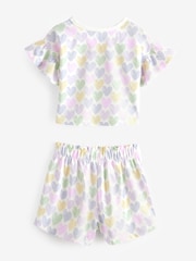 Blanco/morado - Pack de 3 pijamas cortos (9 meses-12 años) - Imagen 10 de 12