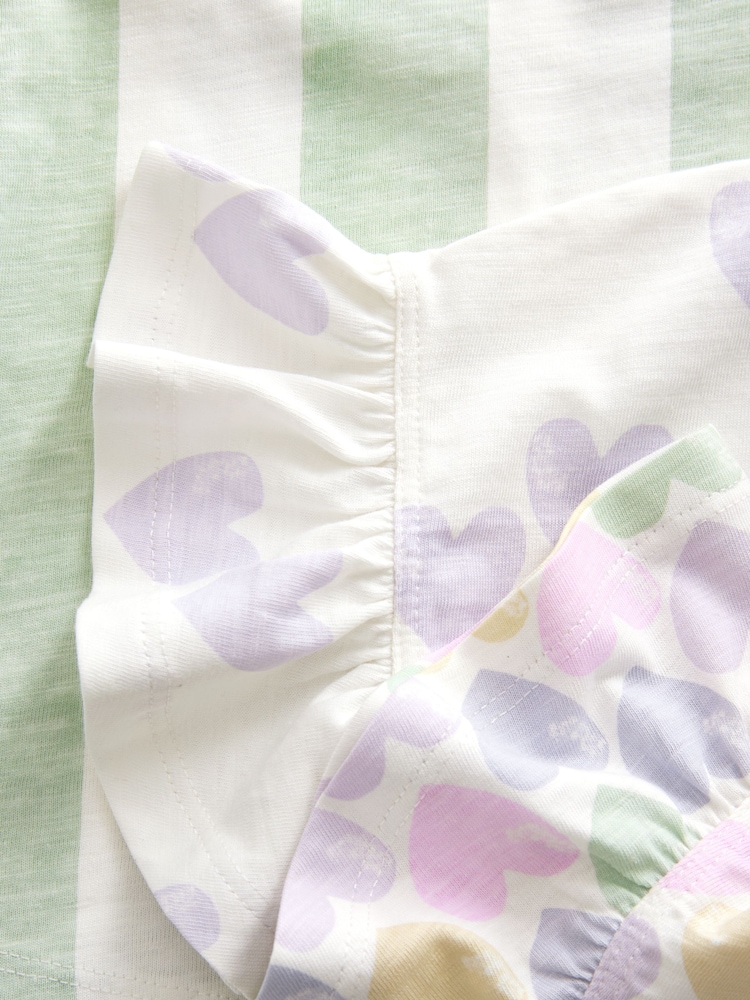 Blanco/morado - Pack de 3 pijamas cortos (9 meses-12 años) - Imagen 12 de 12 Blanco/morado - Pack de 3 pijamas cortos (9 meses-12 años) - Imagen 12 de 12