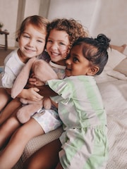 Blanco/morado - Pack de 3 pijamas cortos (9 meses-12 años) - Imagen 2 de 12
