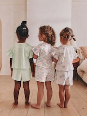 Blanco/morado - Pack de 3 pijamas cortos (9 meses-12 años) - Imagen 3 de 12