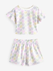 Blanco/morado - Pack de 3 pijamas cortos (9 meses-12 años) - Imagen 7 de 12