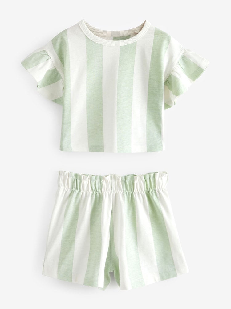 White/Purple Short Pyjamas 3 Pack (9mths-12yrs) - Image 8 of 12