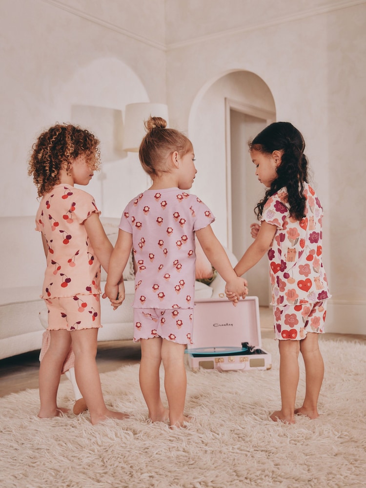 Cerise rose - Pyjama court 3 Pack (9mois-12ans) - Image 3 of 6