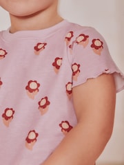 Pink Cherry Short Pyjamas 3 Pack (9mths-12yrs) - Image 5 of 6