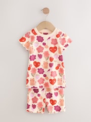 Pink Cherry Short Pyjamas 3 Pack (9mths-8yrs) - Image 8 of 13
