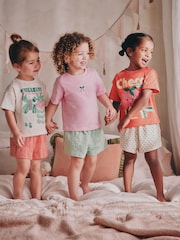 Punainen - Lyhyt lahje Pyjama 3 Pack (9kk-12v.) - Kuva 1 / 9