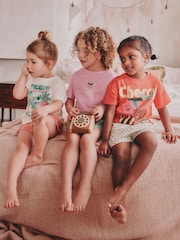 Punainen - Lyhyt lahje Pyjama 3 Pack (9kk-12v.) - Kuva 3 / 9