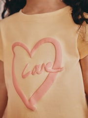 Pink/Yellow Short Pyjamas 3 Pack (9mths-12yrs) - Image 5 of 7