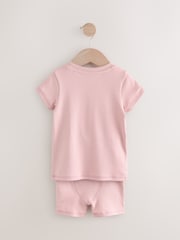 Pink/Yellow Short Pyjamas 3 Pack (9mths-12yrs) - Image 8 of 12