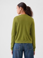 Gap Green CashSoft Cardigan - Image 2 of 5