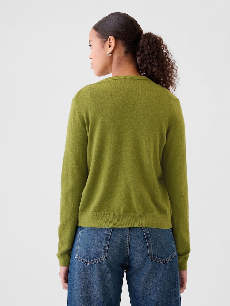 Gap Green CashSoft Cardigan - Image 2 of 5