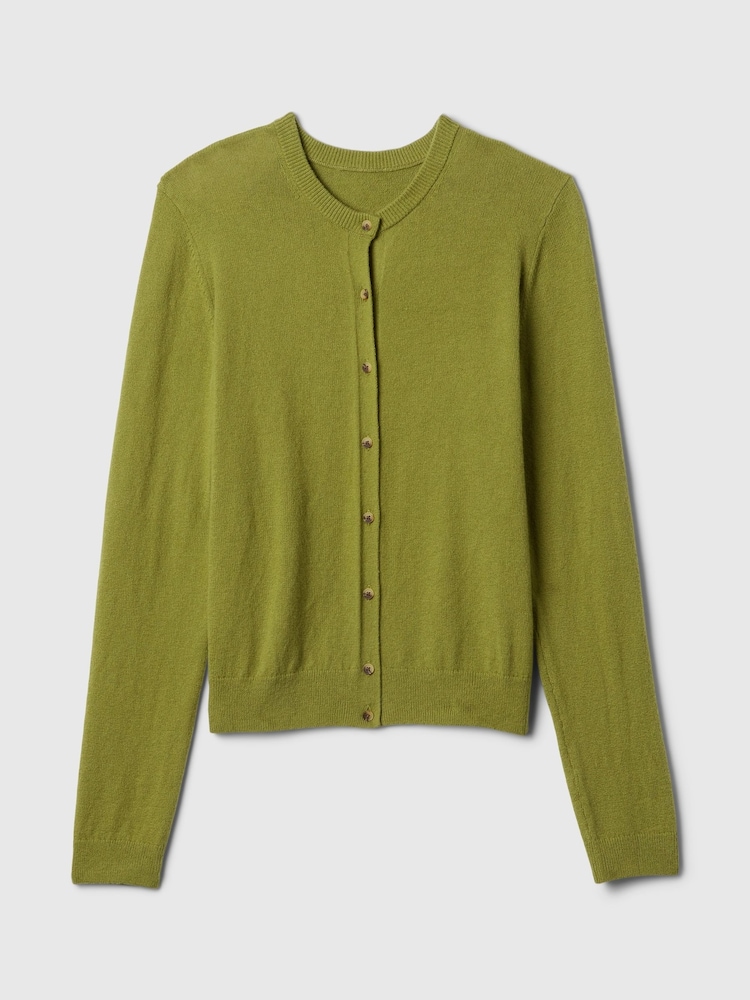 Gap Green CashSoft Cardigan - Image 5 of 5
