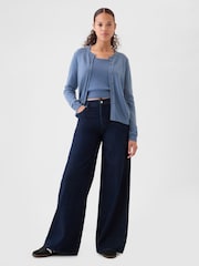 Gap Blue CashSoft Cardigan - Image 3 of 5