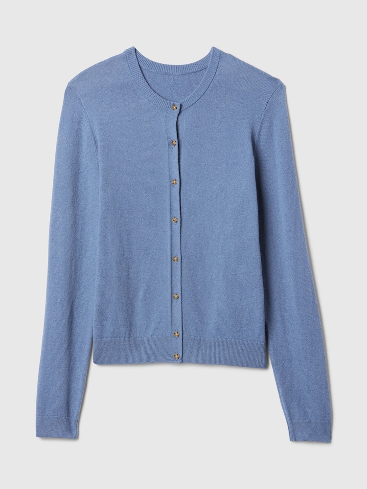 Gap Blue CashSoft Cardigan - Image 5 of 5
