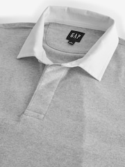 Gap Grey Rugby Polo Shirt - Image 3 of 4