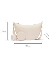 Victoria's Secret PINK White Shell Crescent Crossbody Bag - Image 4 of 4