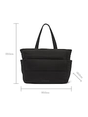Victoria's Secret PINK Black Puffer Tote Bag - Image 4 of 4