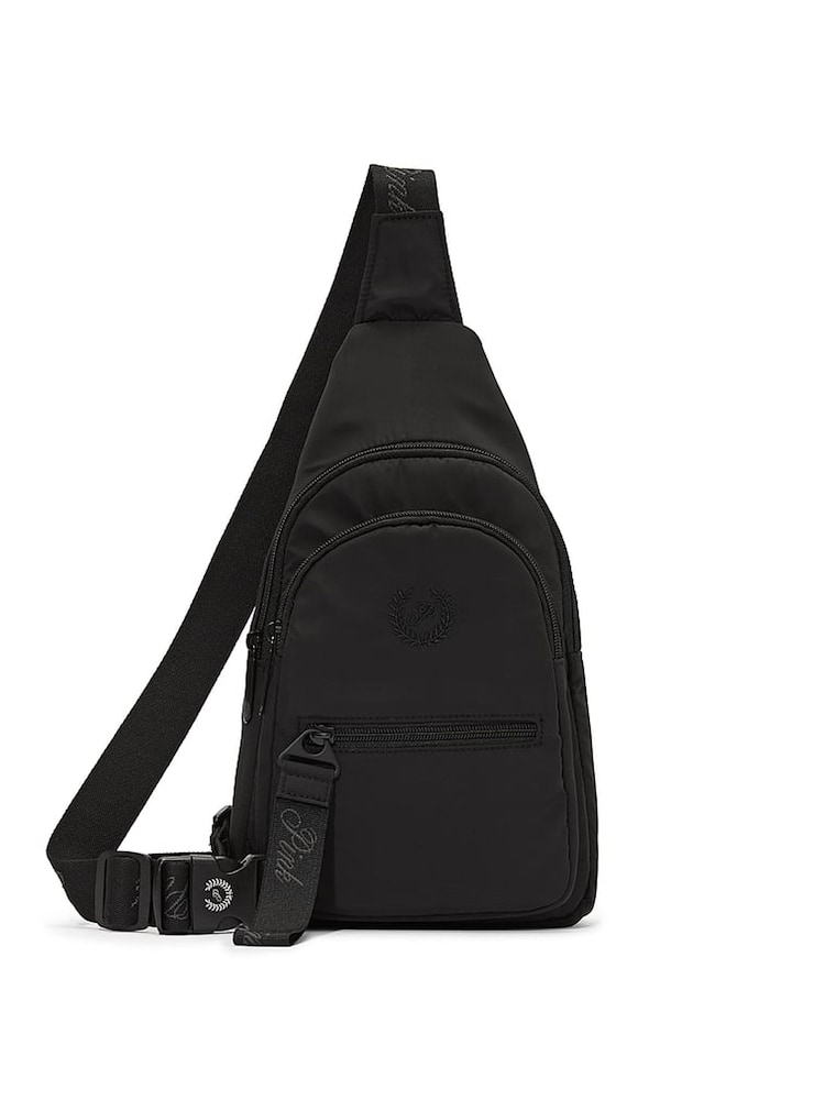 Victoria's Secret PINK Black Sling Bag - Image 1 of 4