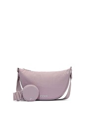 Victoria's Secret PINK Dusty Purple Crescent Crossbody Bag - Image 1 of 4