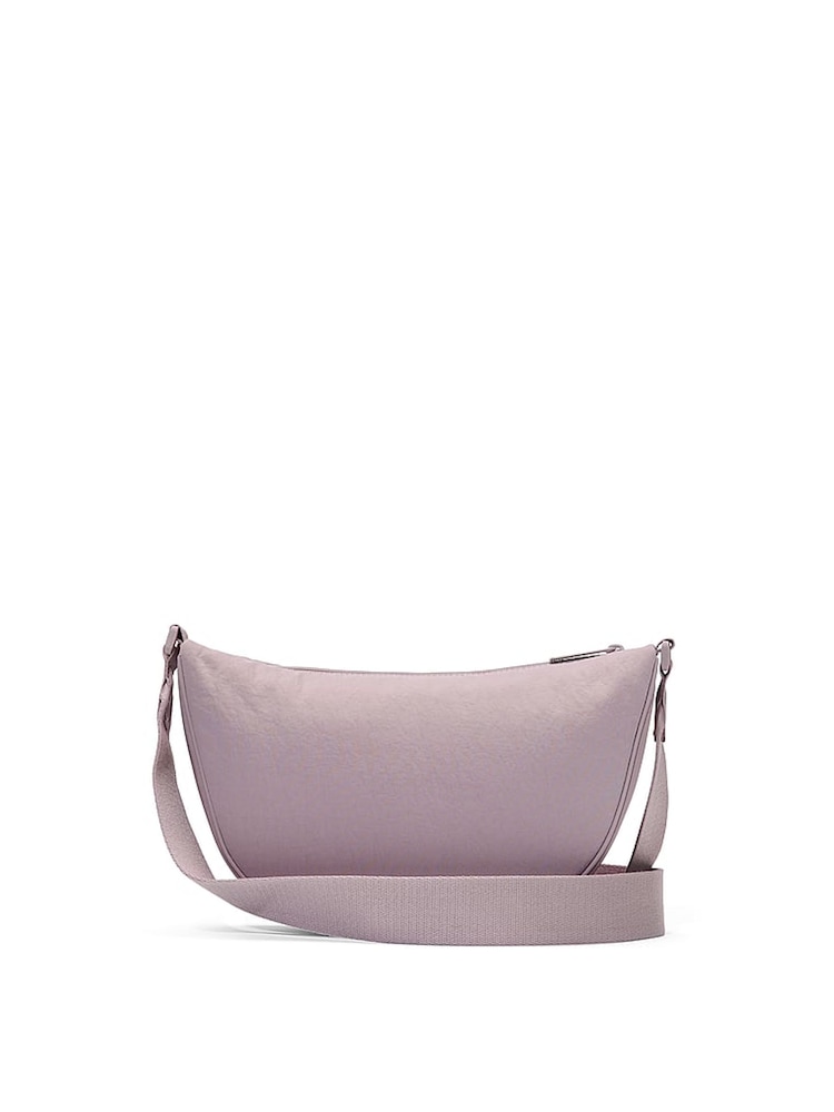 Victoria's Secret PINK Dusty Purple Crescent Crossbody Bag - Image 2 of 4