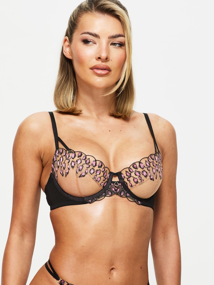 Ann Summers Black Impulsive Desire Non Pad Balcony Bra - Image 1 of 5