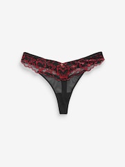 Ann Summers Black Sexy Lace Thong - Image 5 of 5