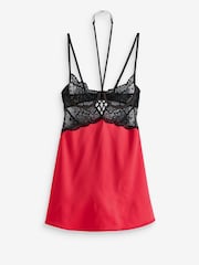 Ann Summers Black Taylor Planet Satin Slip - Image 4 of 4