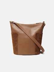 Jigsaw Brown Slouchy Bucket Bag - Image 3 of 7