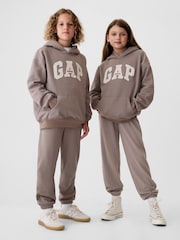 Gap Brown Vintage Soft Fleece-Lined Joggers (4-13yrs) - Image 1 of 5