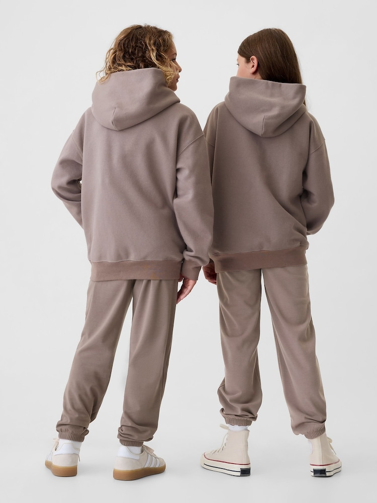 Gap Brown Vintage Soft Fleece-Lined Joggers (4-13yrs) - Image 2 of 5 Gap Brown Vintage Soft Fleece-Lined Joggers (4-13yrs) - Image 2 of 5