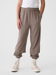Gap Brown Vintage Soft Fleece-Lined Joggers (4-13yrs) - Image 3 of 5