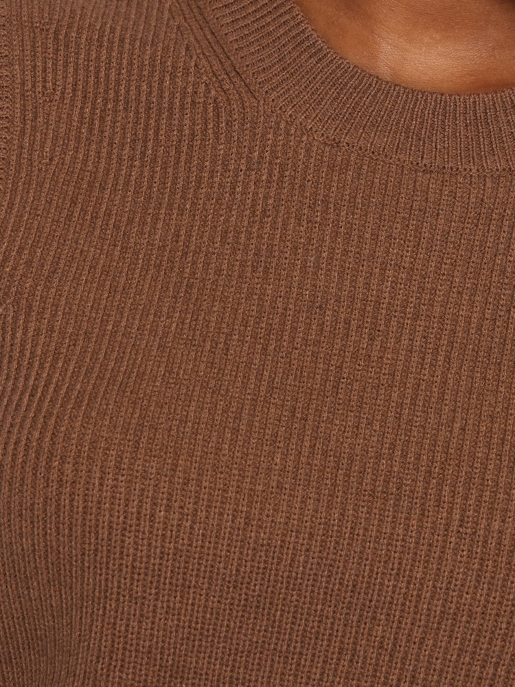 Jigsaw Brown Cotton Blend Crew Neck Tank - Image 6 of 6