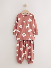 Red/Black Mark Making 3 Pack Oversized Pyjamas (9mths-10yrs) - Image 2 of 5