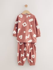 Red/Black Mark Making 3 Pack Oversized Pyjamas (9mths-10yrs) - Image 3 of 5