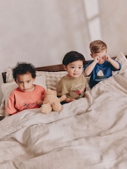 Multi Stripe Transport Woven Shorts Pyjamas 3 Pack (9mths-8yrs) - Image 3 of 13