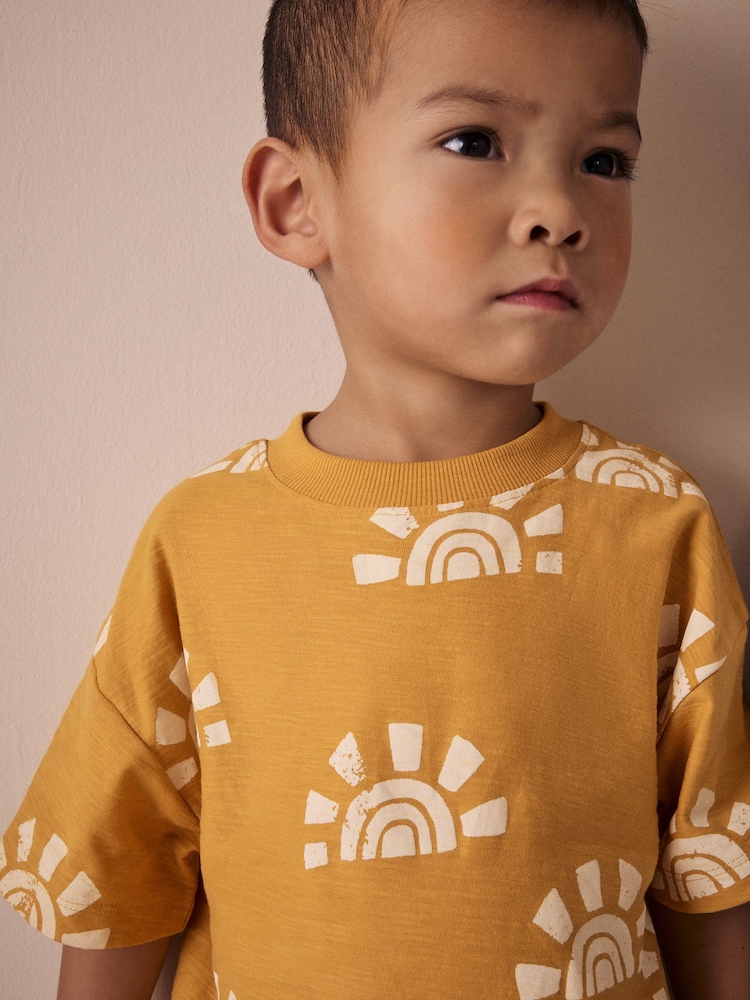 Multi Bright Sun and Sea Short Pyjamas 3 Pack (9mths-12yrs) - Image 3 of 5