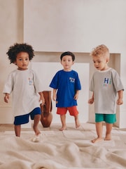 Multi Short Pyjamas 3 Pack (9mths-10yrs) - Image 1 of 13