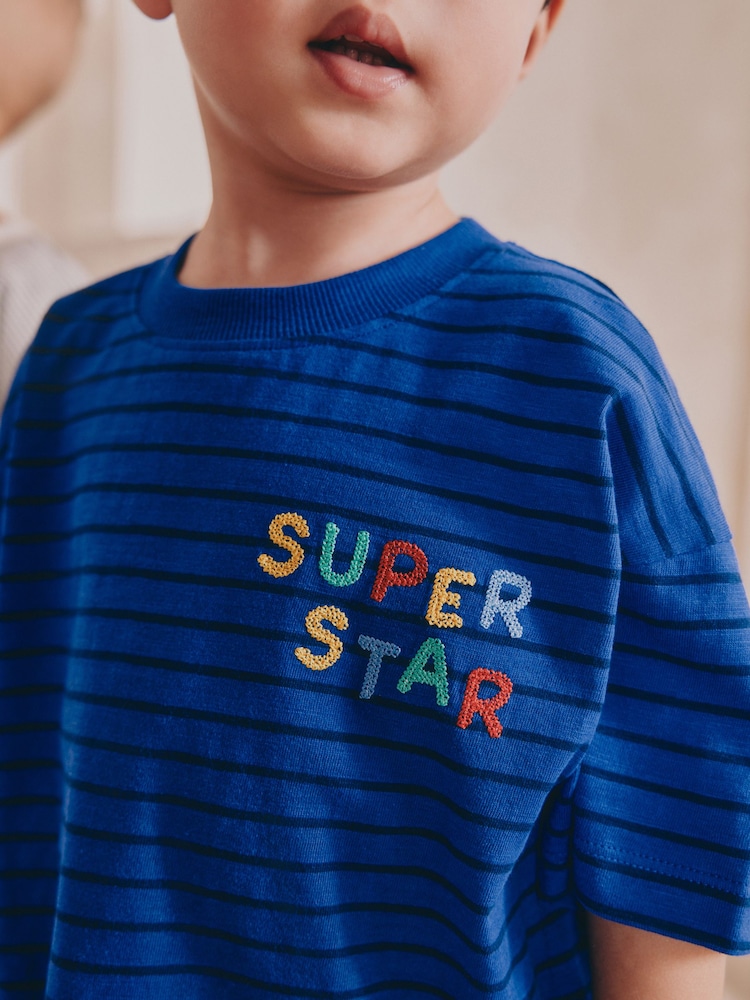Multi Short Pyjamas 3 Pack (9mths-10yrs) - Image 4 of 13