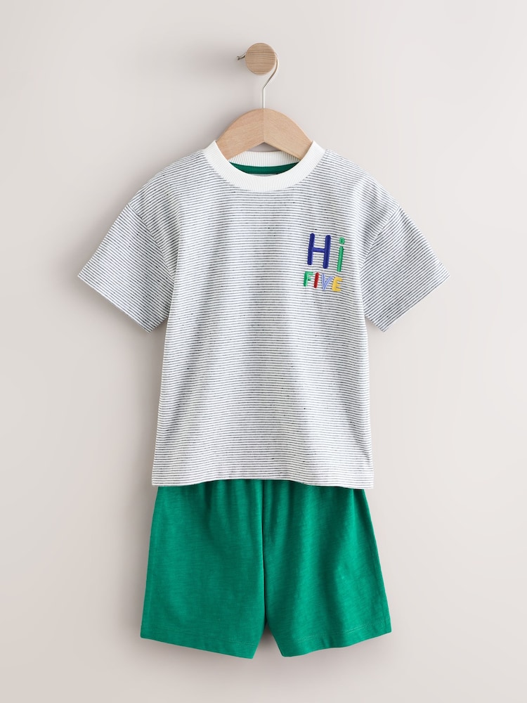 Multi Short Pyjamas 3 Pack (9mths-10yrs) - Image 8 of 13