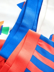 oranžna/Navy Space - 3 Pack mehek in prijeten na dotik Pižame (9mths-8yrs) - Slika 7 iz 7